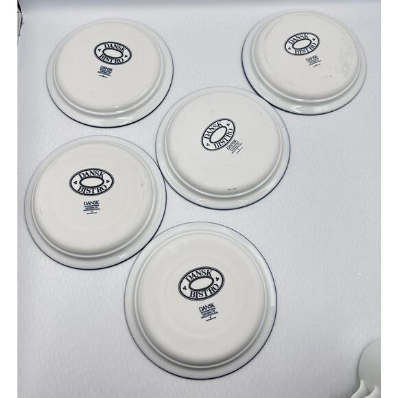 LYNGBY by Dansk Designs Bistro Flat Cup and Saucer 10pc Set - Picture 7 of 7